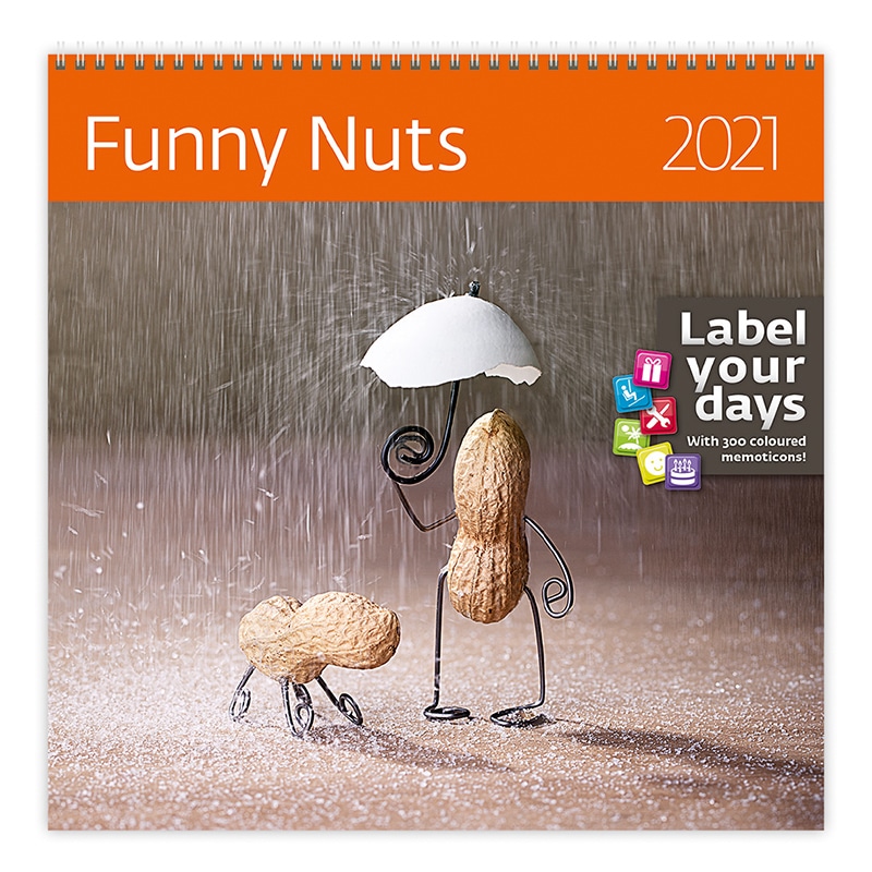 Square Wall Calendar Funny Nuts 2021 Calendars365 Shop 2021 wall calendar funny