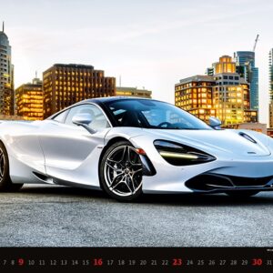 Wall calendar Cars 2022 January