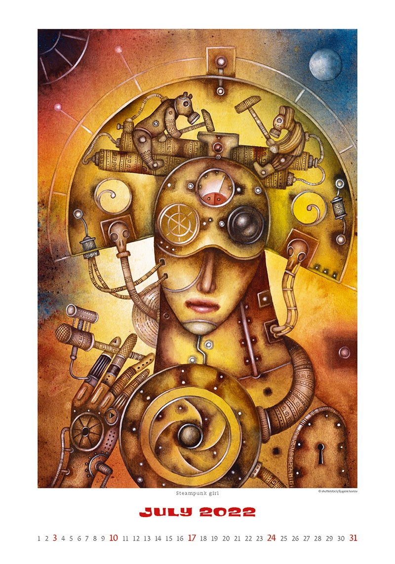 Wall Calendar Art Naive 2022 - Calendars365.Shop