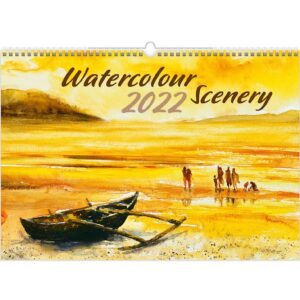 Wall calendar Watercolour Scenery 2022