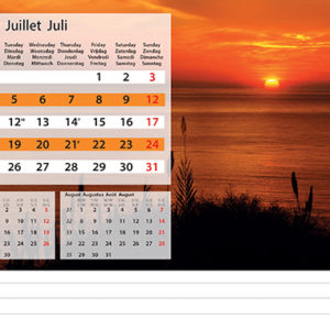 Desk calendar Daydreams 2022 July