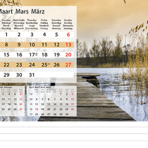 Desk calendar Daydreams 2022 March