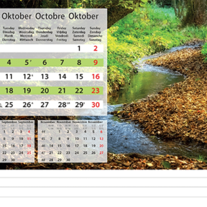Desk calendar Daydreams 2022 October