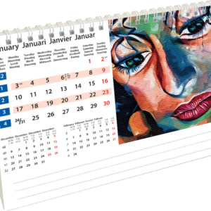 Desk calendar Street Art 2022 January
