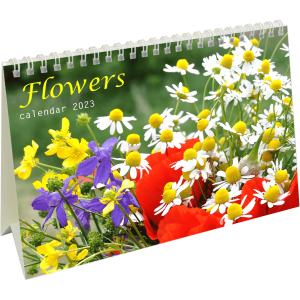 Desk calendar Flowers 2023