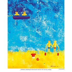 Calendar Art Naive 2023 - July