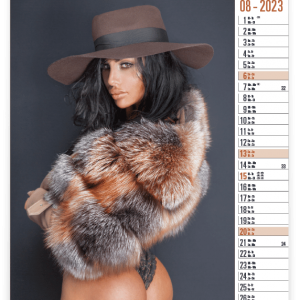 Calendar pin-up Top Exclusive 2023 - August