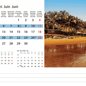 Desk calendar Destinations 2023 - June