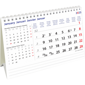 Desk calendar International 2023