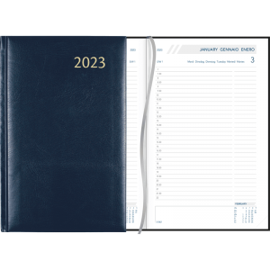 Diary Daily 2023 blue