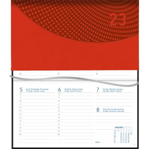 Diary Novoplan 2023 Red
