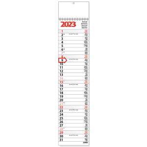 Slim line calendar XL 2023
