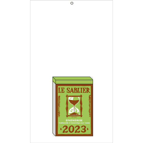 Tear-off calendar Le Sablier 2023