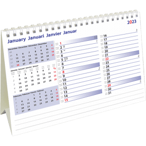 Desk calendar International Memo 2023
