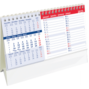 Desk calendar Belgium Memo 2023