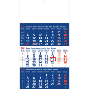 Shipping calendar 3 months Focus 2024