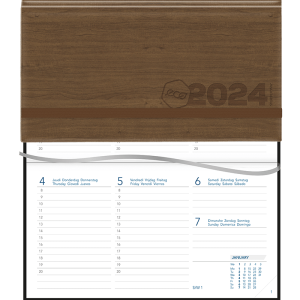 Diary Novoplan Eco casebound 2024 - Brown