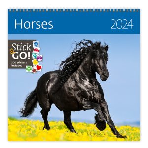 Wall calendar Horses 2024