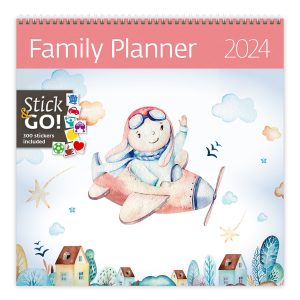 Wall calendar Family planner 2024