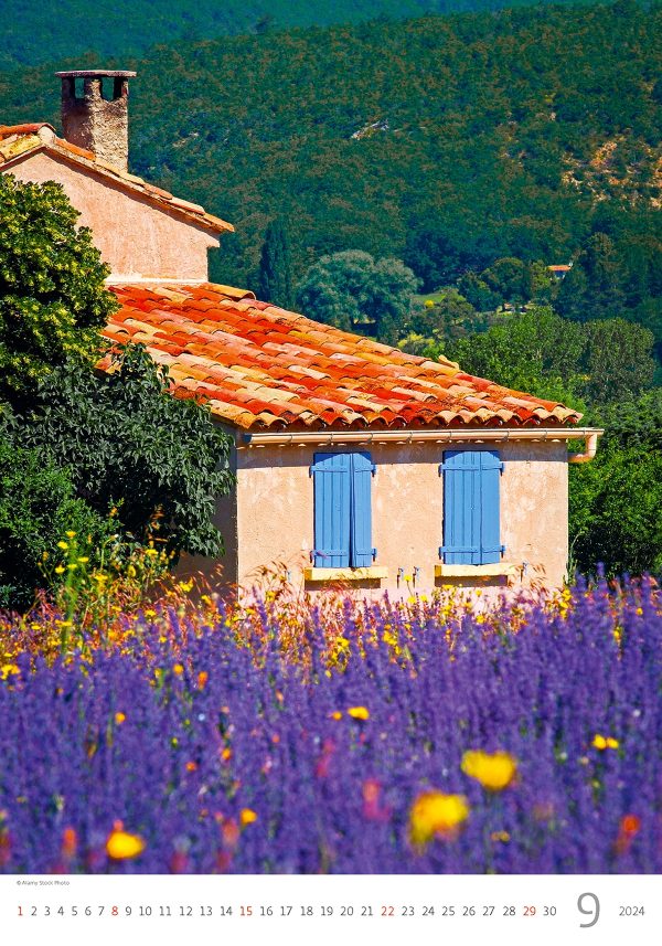 Calendar Provence 2024 - September