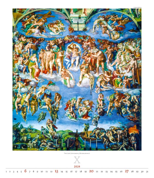 Wall Calendar Art Renaissance 2024
