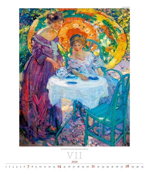 Calendar Impressionism 2024 - July