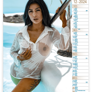 Calendar Tropical Girls 2024 - December