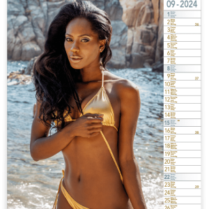 Calendar Tropical Girls 2024 - September