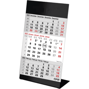 Desk calendar Color black 2024