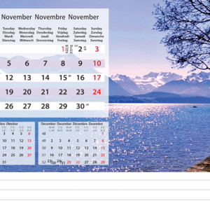 Desk calendar Serenity 2024 - November
