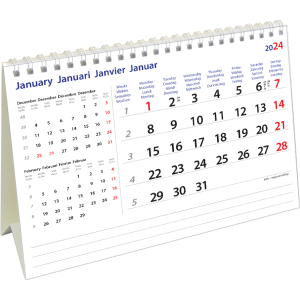 Desk calendar International 2024