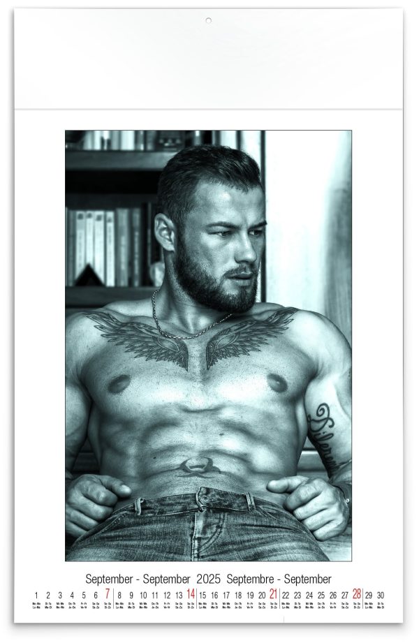 Calendar Art Men 2025 - September