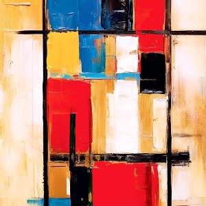 Calendar Abstract AI Art 2025 - September