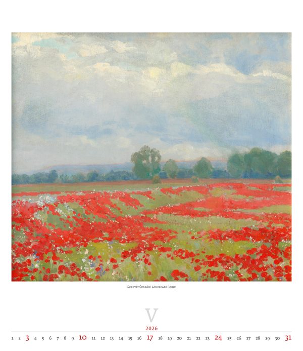 Art calendar Impressionism 2026 - May