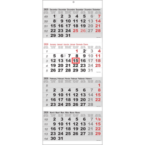 Shipping calendar 4 months Maxi 2026