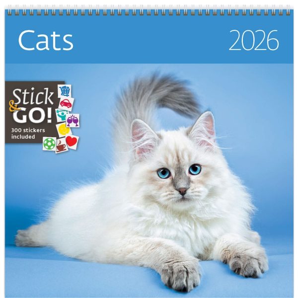 Wall calendar Cats 2026