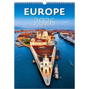Wall calendar Europe 2026
