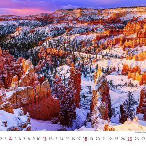 Wall calendar National Parks 2026 - January
