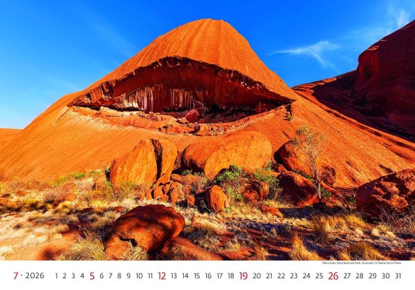 Wall calendar National Parks 2026 - July
