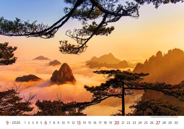 Wall calendar National Parks 2026 - September