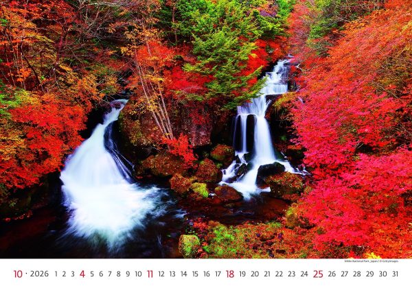 Wall calendar National Parks 2026 - October