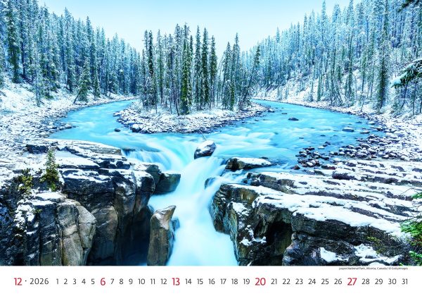 Wall calendar National Parks 2026 - December