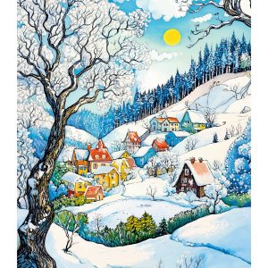 Wall calendar Art Naive 2026 - February