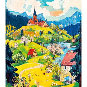 Wall calendar Art Naive 2026 - April