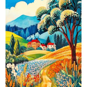 Wall calendar Art Naive 2026 - July