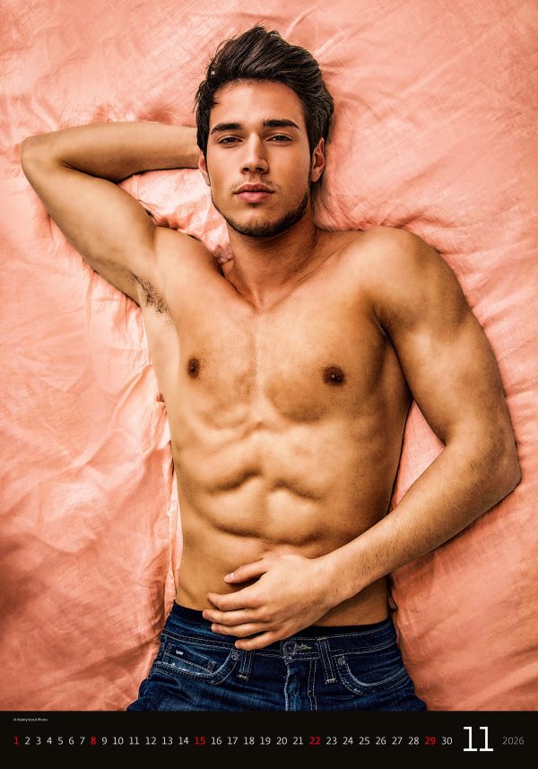 Wall calendar Sexy Boys 2026 - November