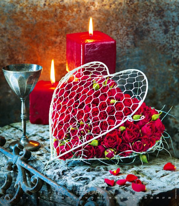 Wall calendar Live Design 2026 - February