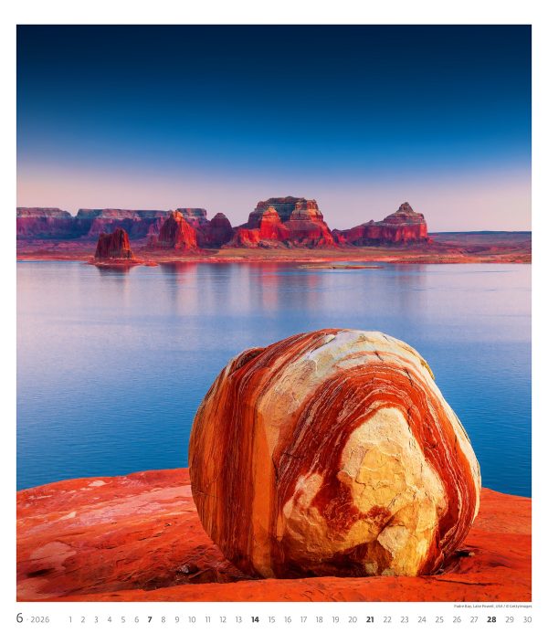 Wall calendar Geo Art 2026 - June