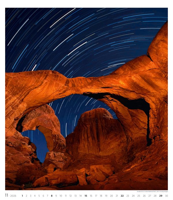 Wall calendar Geo Art 2026 - November