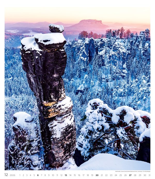 Wall calendar Geo Art 2026 - December